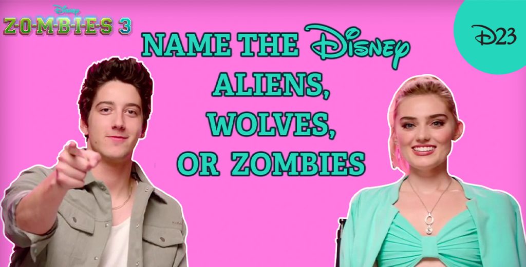 Name the Disney Aliens, Wolves, or Zombies with the Cast ZOMBIES 3