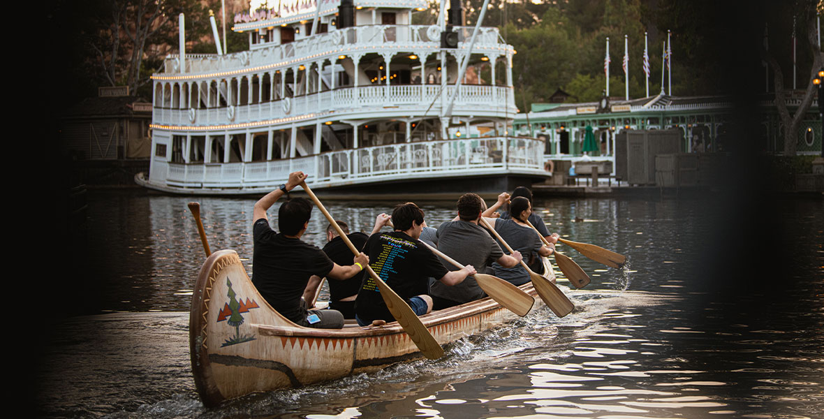 Canoe Races at Disneyland Resort D23