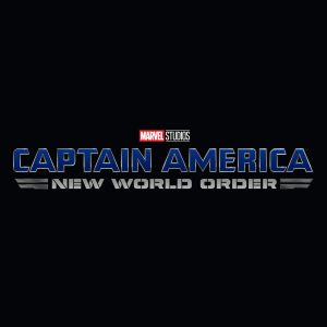 Logo image for Captain America: New World Order. “Captain America” is in blue with a white highlight and “New World Order” is in gray.