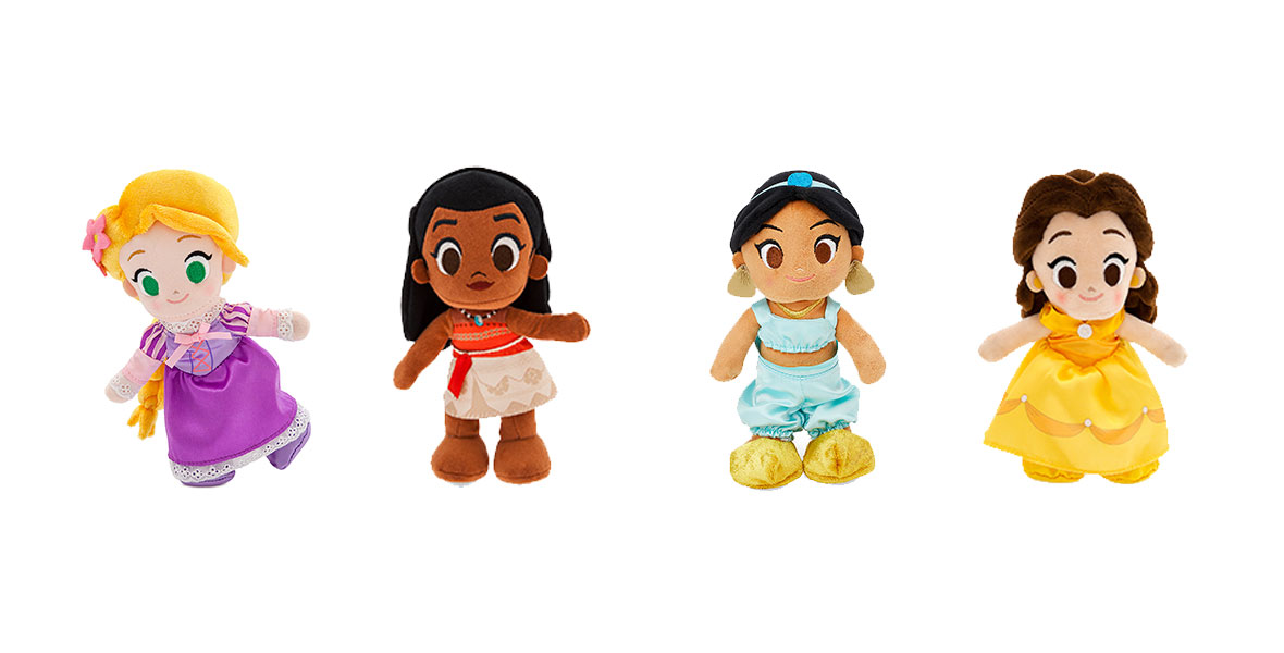 New Jasmine and Ariel Disney nuiMOs Plush Coming to shopDisney and