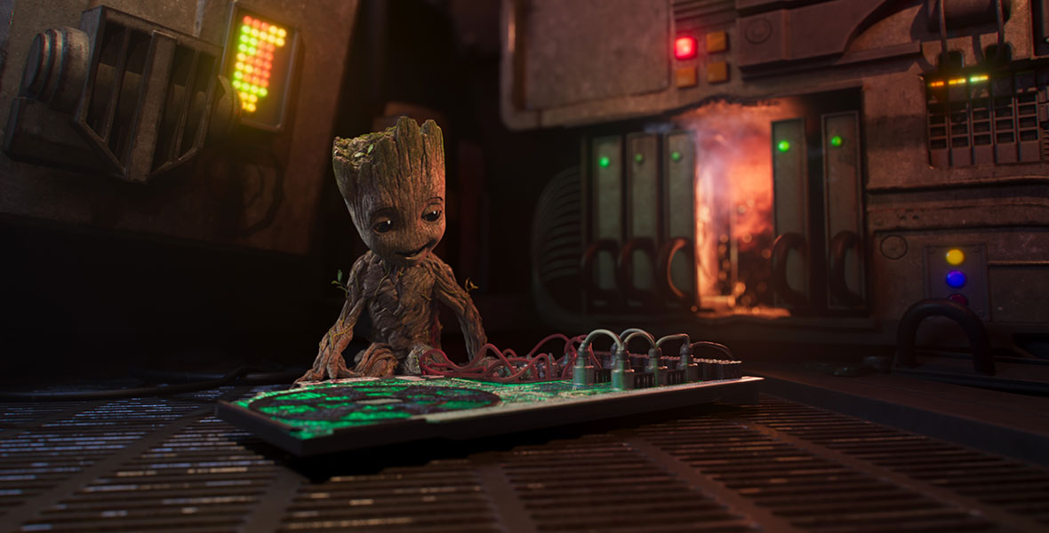 groot smiling