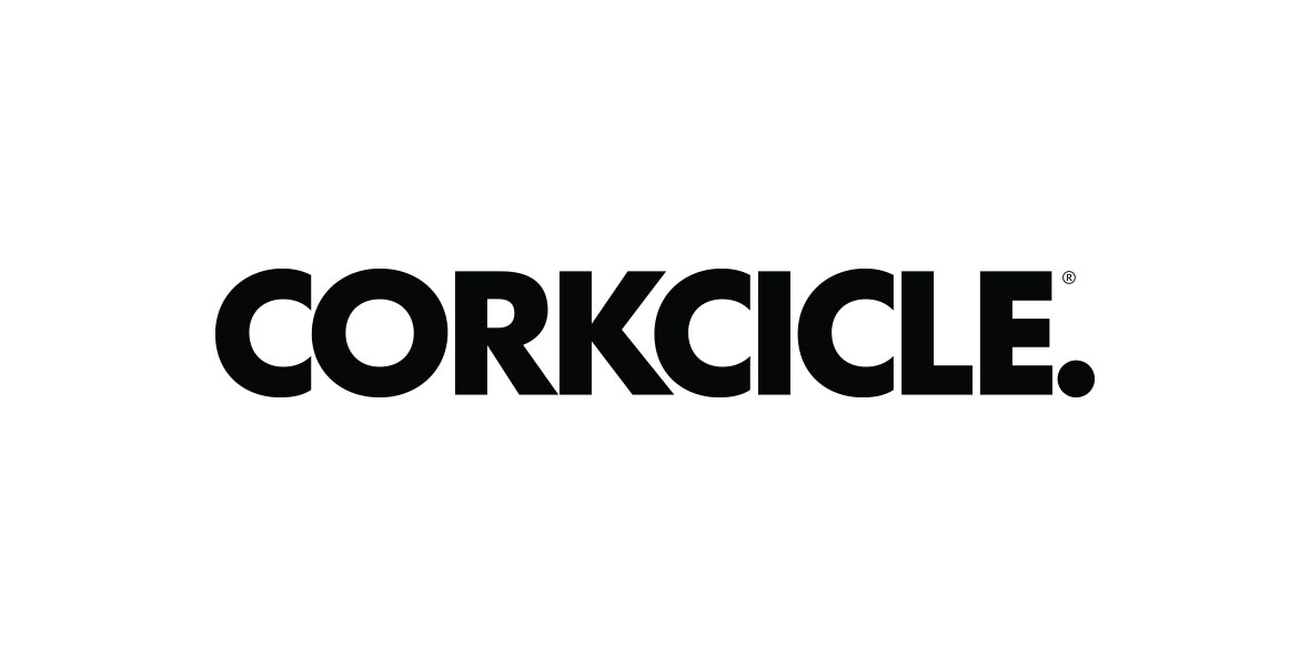 The official logo for CORKCICLE in black typeface and all-caps.