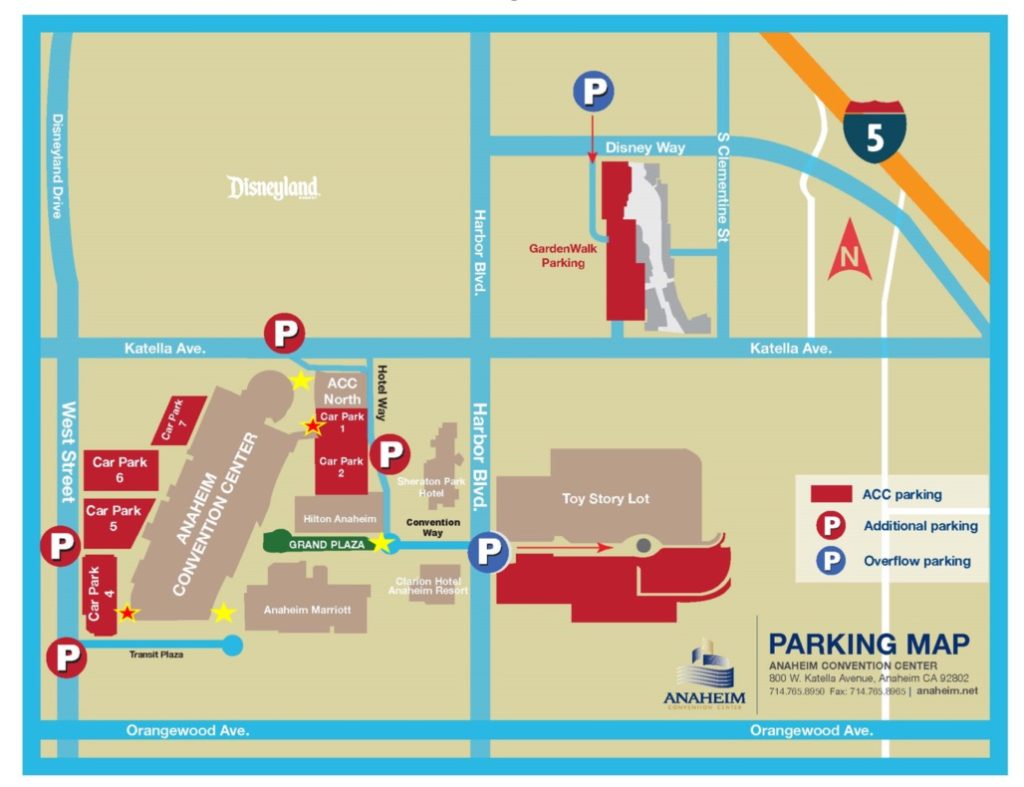 D23 Expo Map - D23