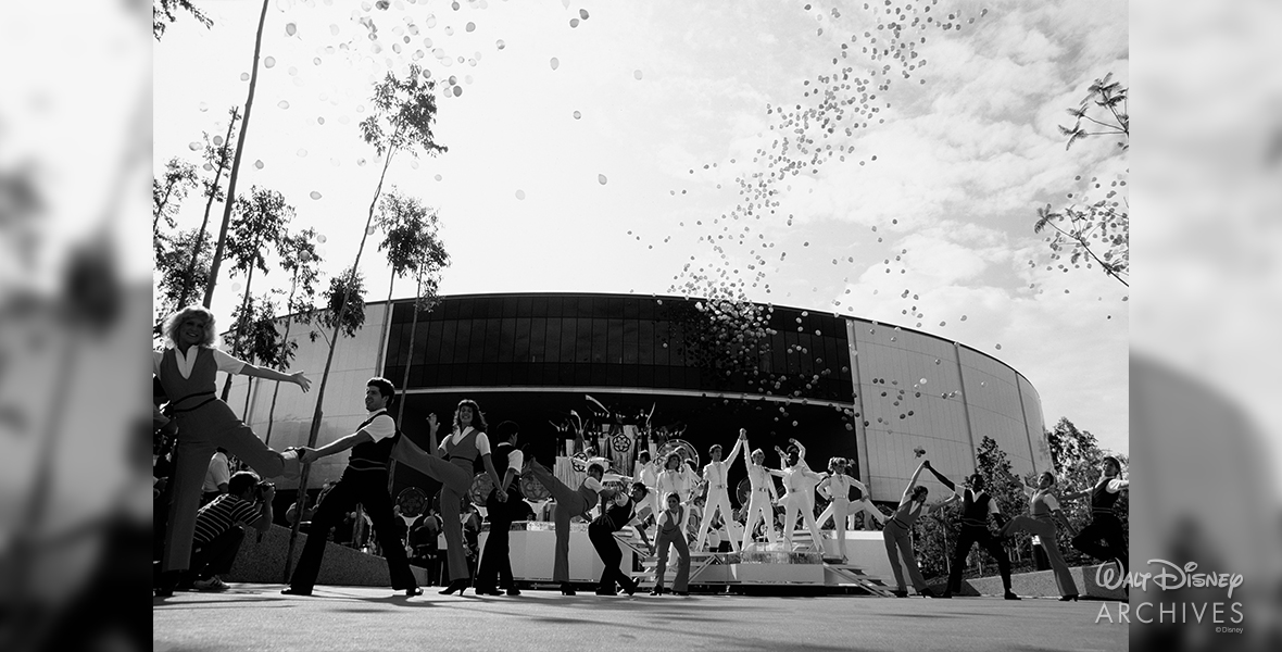 The finale of the World of Motion dedication on October 5, 1982. 