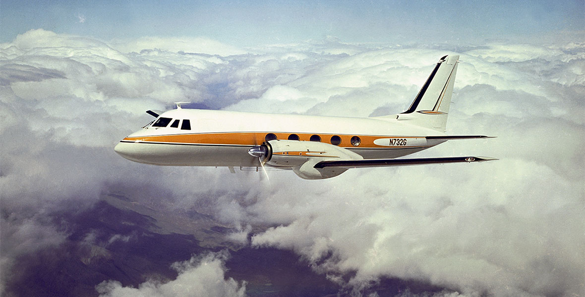 Walt Disney\'s Grumman Gulfstream I Airplane Makes Its West Coast Return for  D23 Expo 2022 - D23