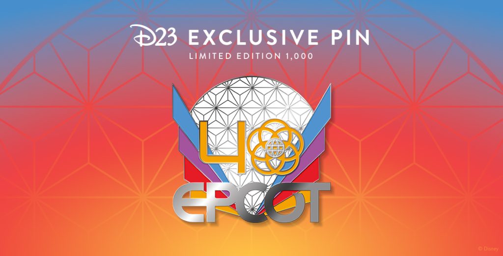 Celebrate 40 Grand and Miraculous Years of EPCOT with This Pin!