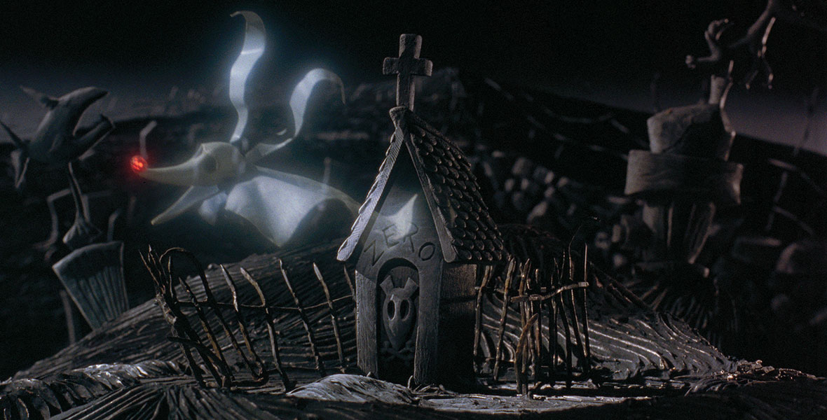 tim burton nightmare before christmas zero