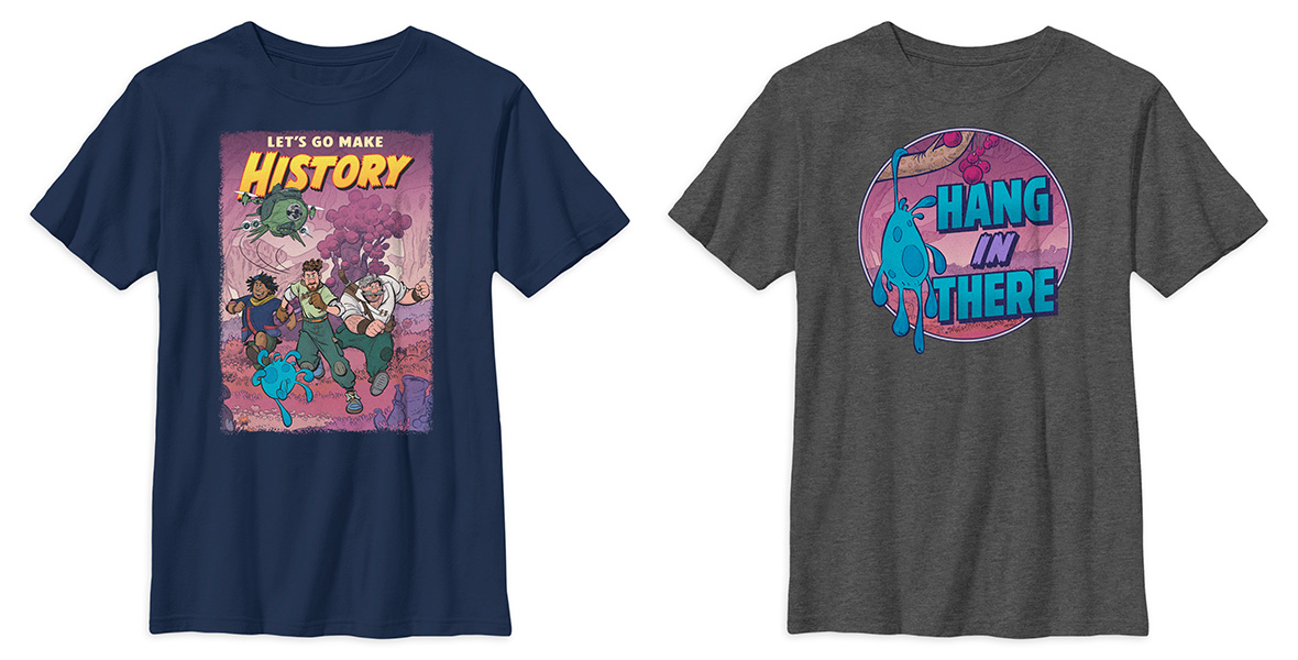 Disney Strange World Let's Go Make History - Long Sleeve T-Shirt for Men - Customized-White