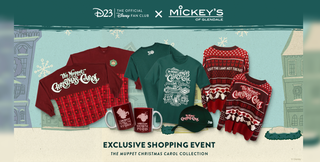 Celebrate The Muppet Christmas Carol 30th Anniversary with this Mickey’s of Glendale Collection!