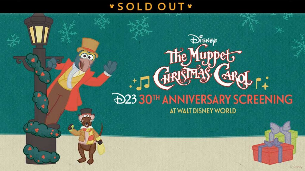 The Muppet Christmas Carol 30th Anniversary Screening at Walt Disney World