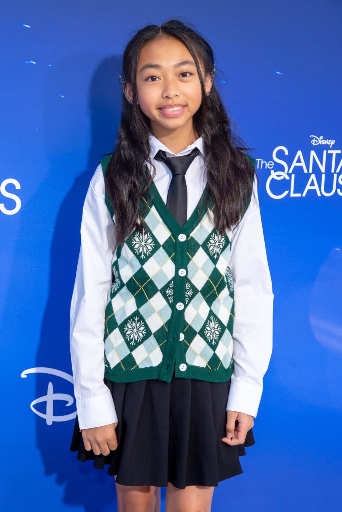 “THE SANTA CLAUSES” CARPET PREMIERE EVENT - The cast of “The Santa Clauses” attends the red carpet premiere at The Walt Disney Studios in Burbank, Calif. on Sunday, November 6. The series begins streaming exclusively on Disney+ Wednesday, November 16. (Disney/PictureGroup)MIA LYNN BANGUANAN
