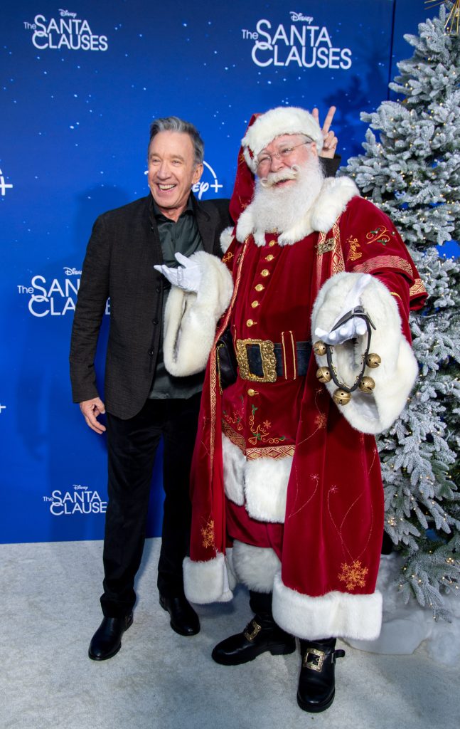 “THE SANTA CLAUSES” CARPET PREMIERE EVENT - The cast of “The Santa Clauses” attends the red carpet premiere at The Walt Disney Studios in Burbank, Calif. on Sunday, November 6. The series begins streaming exclusively on Disney+ Wednesday, November 16. (Disney/PictureGroup)TIM ALLEN (EXECUTIVE PRODUCER)