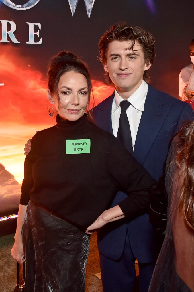 LOS ANGELES, CALIFORNIA - NOVEMBER 29: (L-R) Joanne Whalley and Dempsey Bryk attend Lucasfilm and Imagine Entertainment's "Willow" Series Premiere in Los Angeles, California on November 29, 2022. The series debuts exclusively on Disney+ November 30, 2022. (Photo by Alberto E. Rodriguez/Getty Images for Disney )