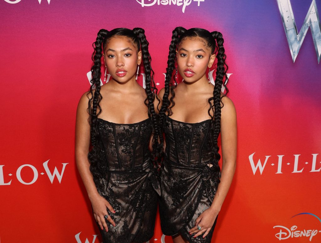 LOS ANGELES, CALIFORNIA - NOVEMBER 29: Mirabelle Lee and Anais Lee attend Lucasfilm and Imagine Entertainment's "Willow" Series Premiere in Los Angeles, California on November 29, 2022. The series debuts exclusively on Disney+ November 30, 2022. (Photo by Jesse Grant/Getty Images for Disney)