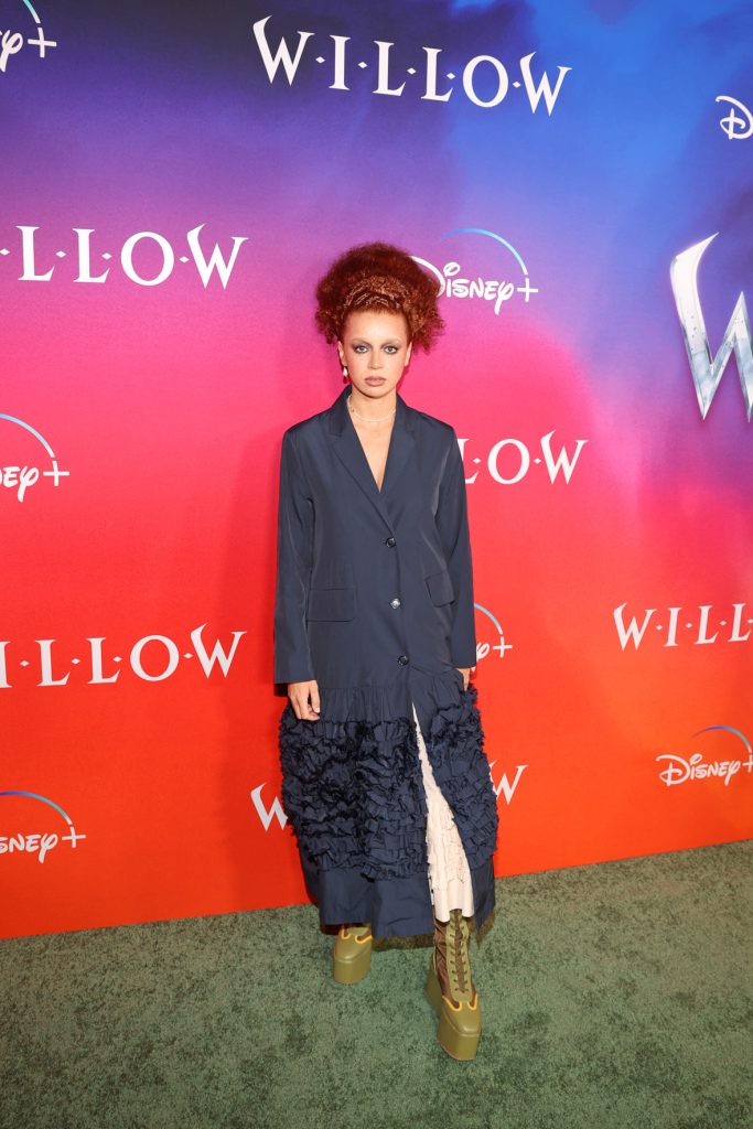 LOS ANGELES, CALIFORNIA - NOVEMBER 29: Erin Kellyman attends Lucasfilm and Imagine Entertainment's "Willow" Series Premiere in Los Angeles, California on November 29, 2022. The series debuts exclusively on Disney+ November 30, 2022. (Photo by Jesse Grant/Getty Images for Disney)