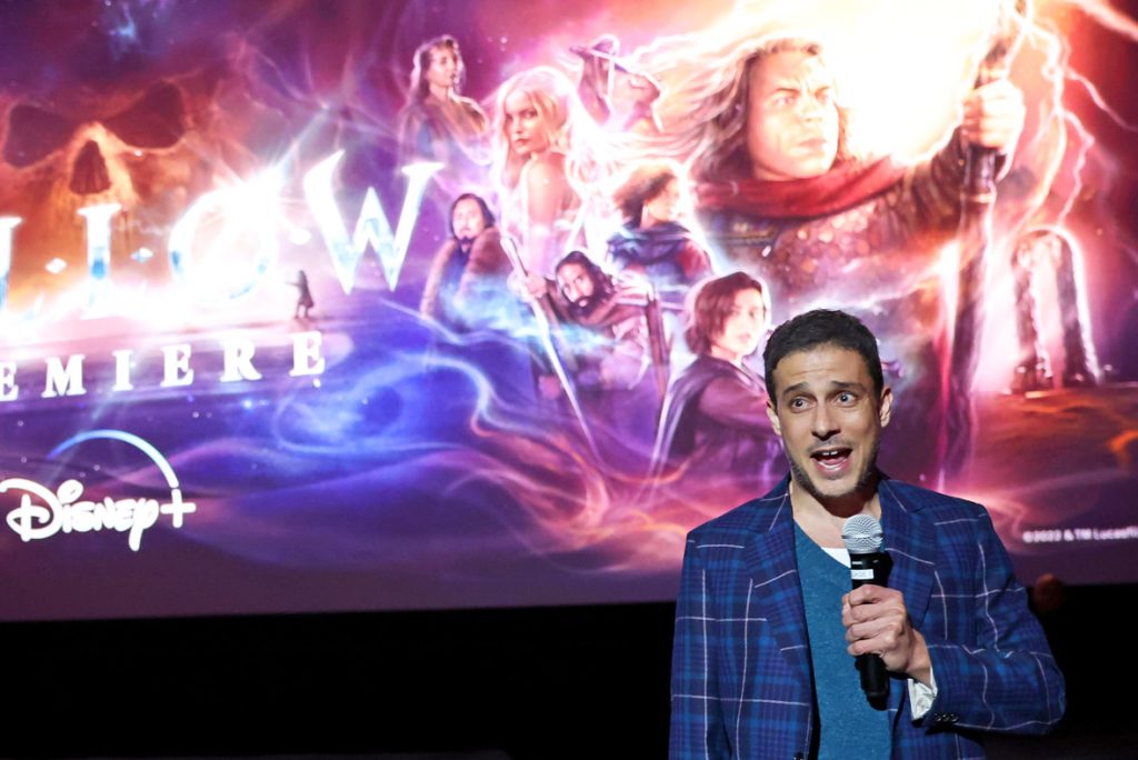 LOS ANGELES, CALIFORNIA - NOVEMBER 29: Jonathan Kasdan speaks at Lucasfilm and Imagine Entertainment's "Willow" Series Premiere in Los Angeles, California on November 29, 2022. The series debuts exclusively on Disney+ November 30, 2022. (Photo by Jesse Grant/Getty Images for Disney)