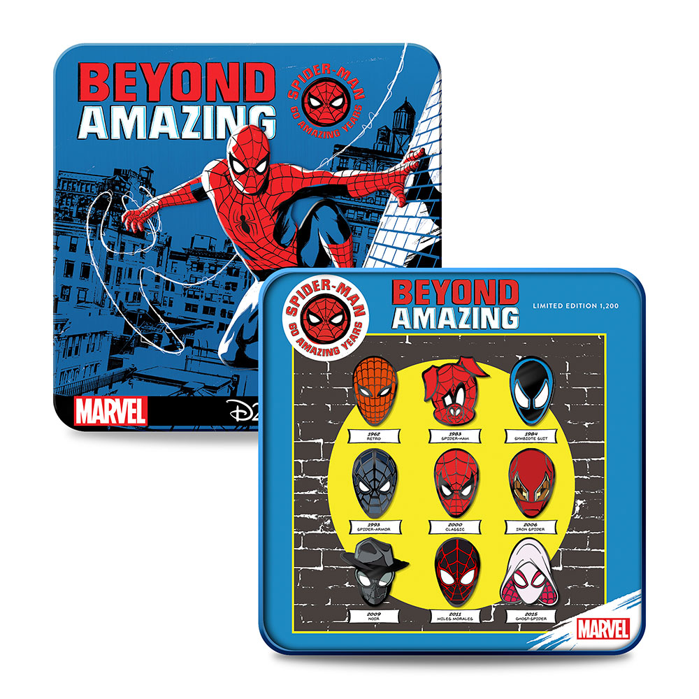 Marvel’s Spider-Man 60th Anniversary Pin Set