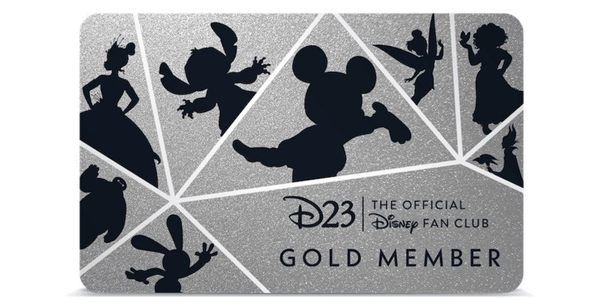 D23 Gold Membership Card Selection D23