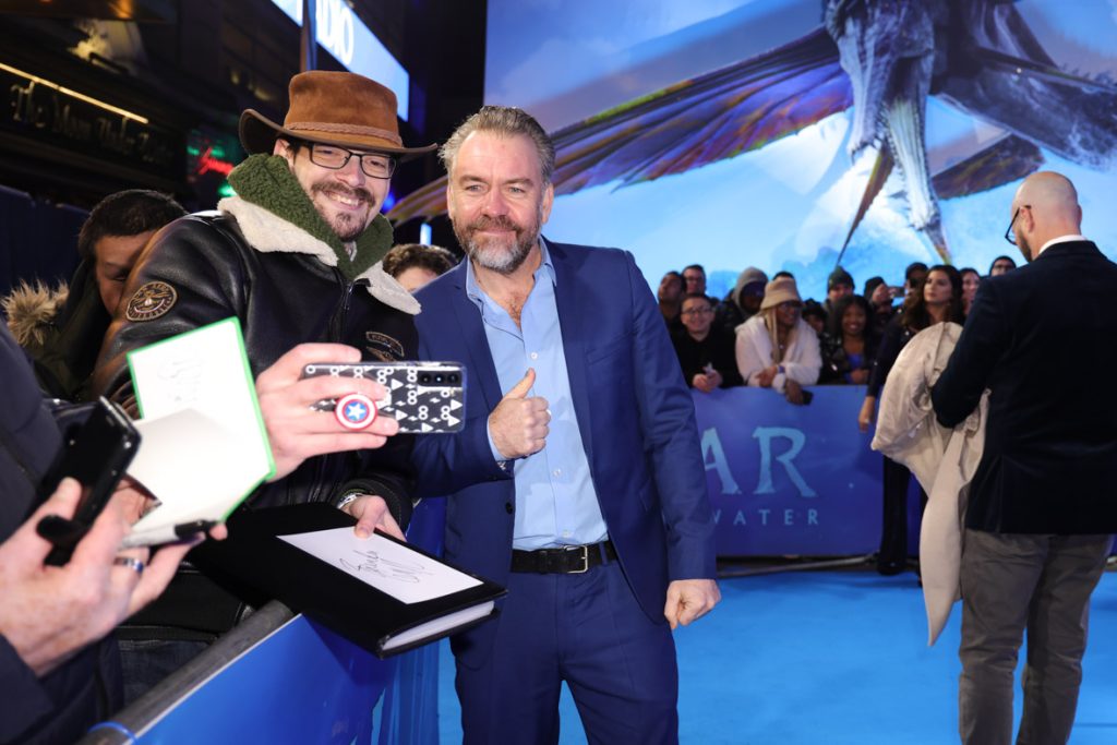 Brendan Cowell attends the World Premiere of James Cameron's "Avatar: The Way of Water" at the Odeon Luxe Leicester Square on December 06, 2022 in London, England. (Photo by StillMoving.net for Disney)