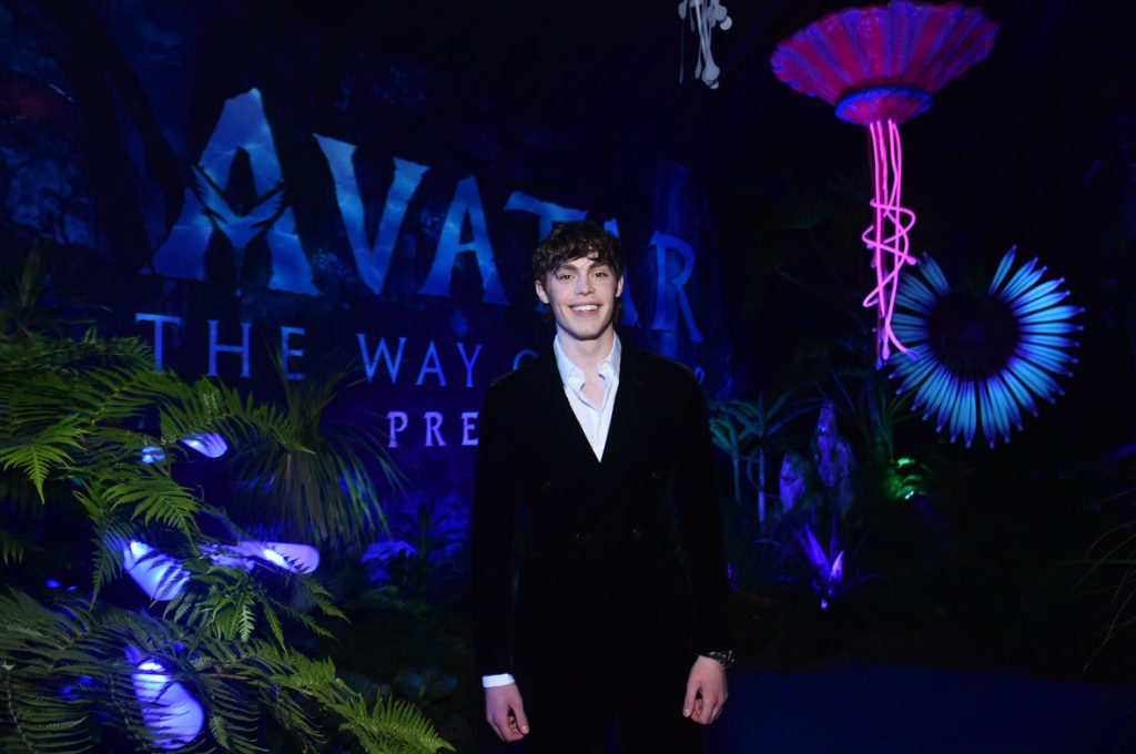 HOLLYWOOD, CALIFORNIA - DECEMBER 12: Jack Champion attends the U.S. Premiere of 20th Century Studios' "Avatar:  The Way of Water" at the Dolby Theatre in Hollywood, California on December 12, 2022. (Photo by Alberto E. Rodriguez/Getty Images for 20th Century Studios)