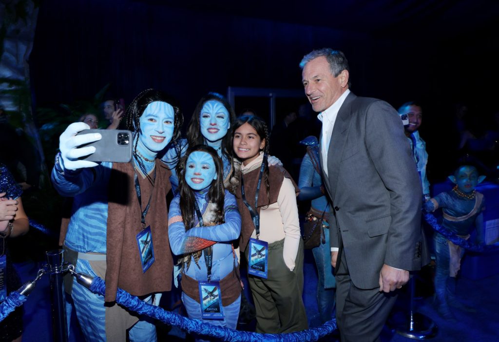 HOLLYWOOD, CALIFORNIA - DECEMBER 12: Bob Iger, CEO, Walt Disney Company, attends the U.S. Premiere of 20th Century Studios' "Avatar:  The Way of Water" at the Dolby Theatre in Hollywood, California on December 12, 2022. (Photo by Rich Polk/Getty Images for 20th Century Studios)