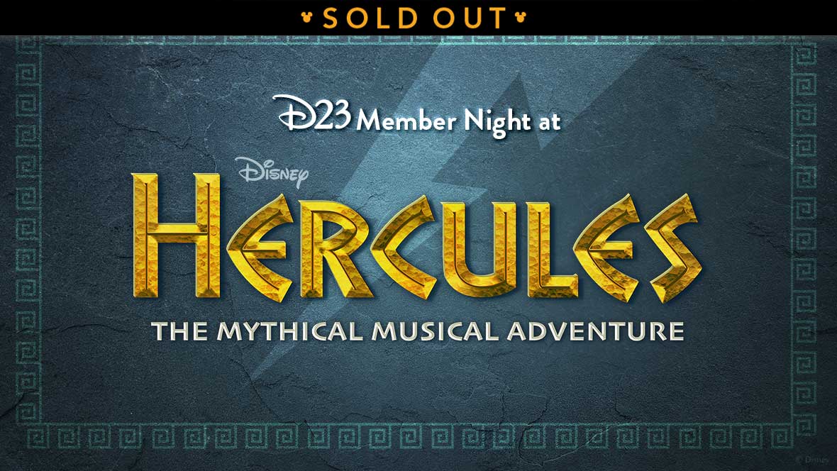 Hercules event sold out