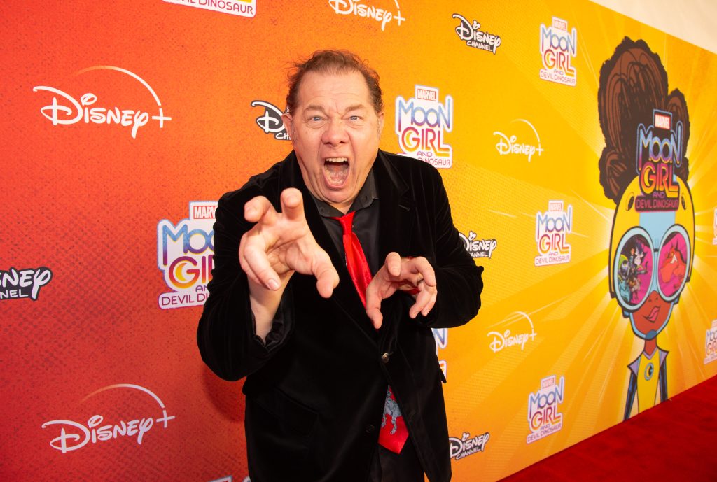 Fred Tatasciore attends the premiere for Marvel’s Moon Girl and Devil Dinosaur at The Walt Disney Studios Lot in Burbank, California.