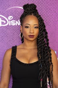 Monique Coleman attends the premiere for Marvel’s Moon Girl and Devil Dinosaur at the Walt Disney Studios Lot in Burbank, California.