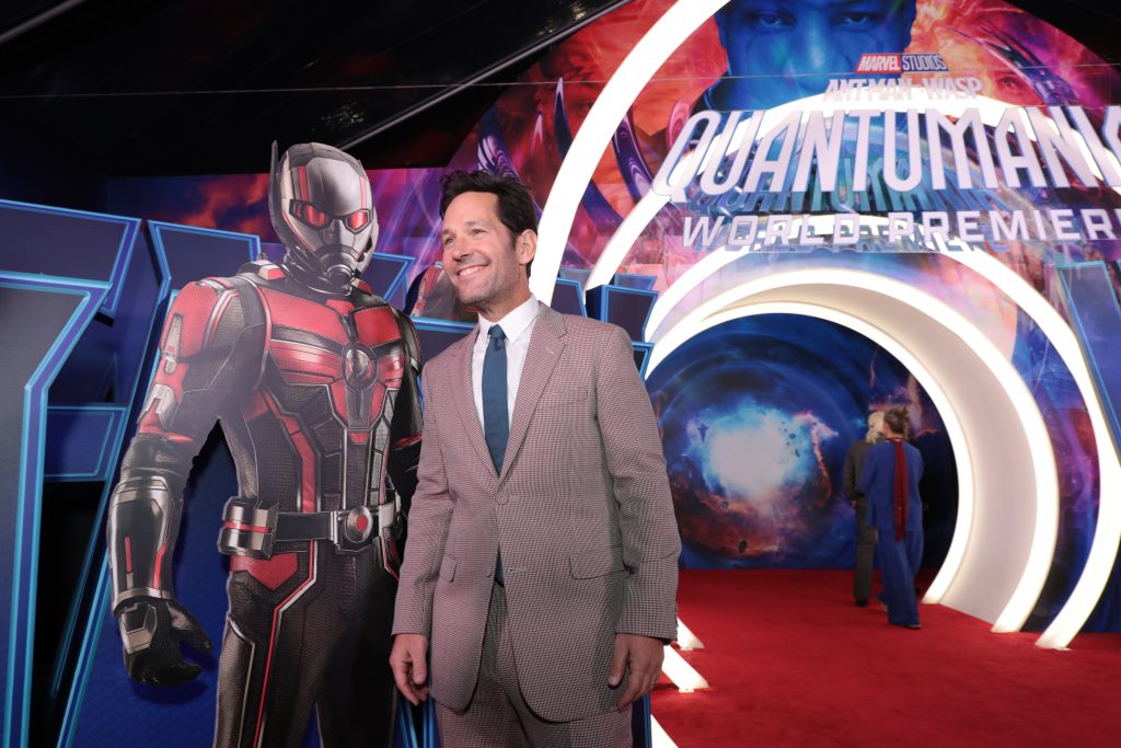 Paul Rudd attends the Ant-Man and The Wasp Quantumania World Premiere at the Regency Village Theatre on Monday, February 6, 2023 in Westwood, CA.(Photo:Alex J. Berliner/ABImages)