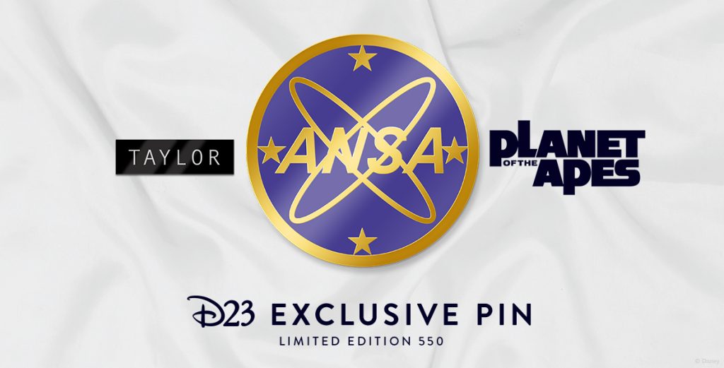 D23 Gold Member Exclusive Planet of the Apes 55th Anniversary Pin