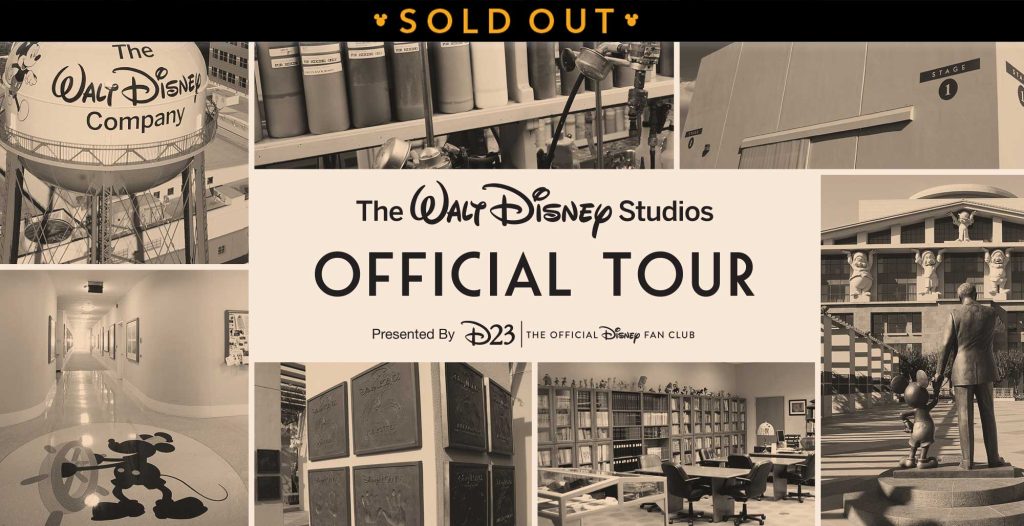 The Official Walt Disney Studios Tour –  Presented by D23