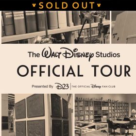 walt disney studios official tour sold out