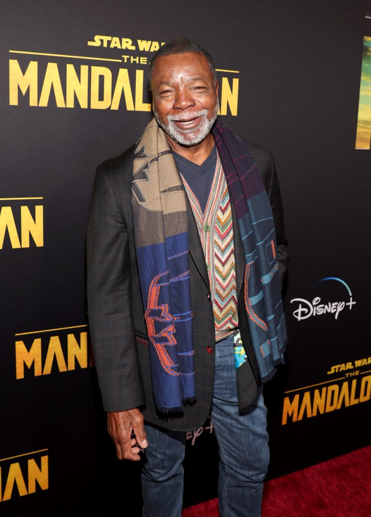 LOS ANGELES, CALIFORNIA - FEBRUARY 28: Carl Weathers attends the Mandalorian special launch event at El Capitan Theatre in Hollywood, California on February 28, 2023. (Photo by Jesse Grant/Getty Images for Disney)