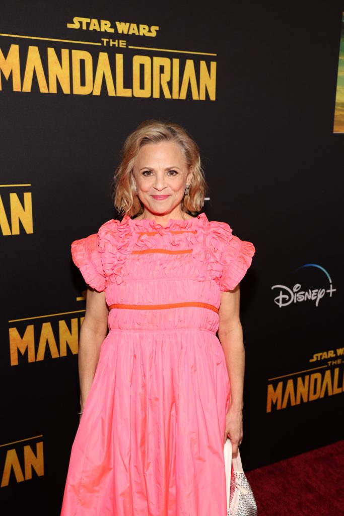 LOS ANGELES, CALIFORNIA - FEBRUARY 28: Amy Sedaris attends the Mandalorian special launch event at El Capitan Theatre in Hollywood, California on February 28, 2023. (Photo by Jesse Grant/Getty Images for Disney)