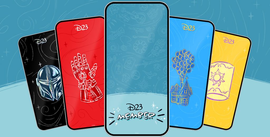 DOWNLOADABLE: Share Your Ultimate Fandom with Exclusive D23 Member Appreciation Phone Wallpapers