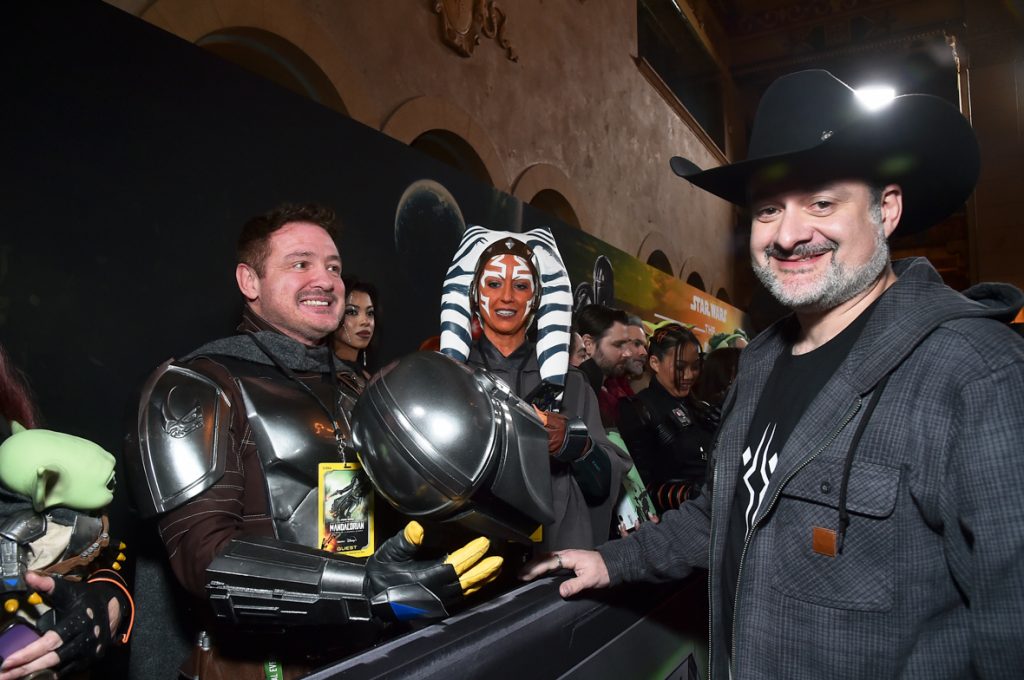 LOS ANGELES, CALIFORNIA - FEBRUARY 28: Executive Producer Dave Filoni attends the Mandalorian special launch event at El Capitan Theatre in Hollywood, California on February 28, 2023. (Photo by Alberto E. Rodriguez/Getty Images for Disney)