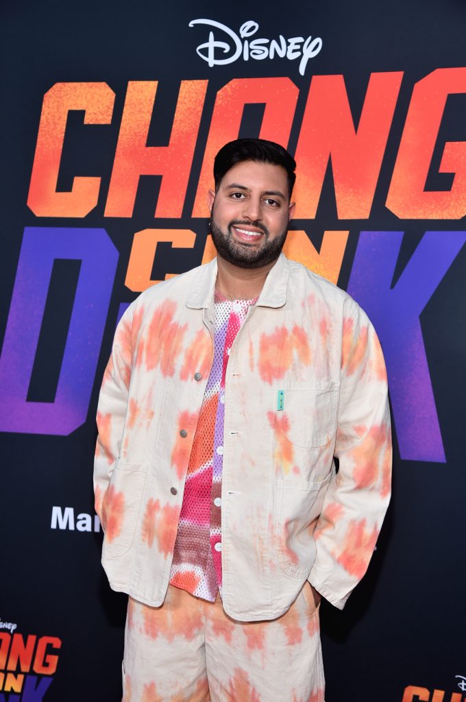 BURBANK, CALIFORNIA - MARCH 06: Rishi Rajani attends the Launch &amp; Screening Event for Disney's “Chang Can Dunk” at Walt Disney Studios in Hollywood, California on March 06, 2023. (Photo by Alberto E. Rodriguez/Getty Images for Disney)