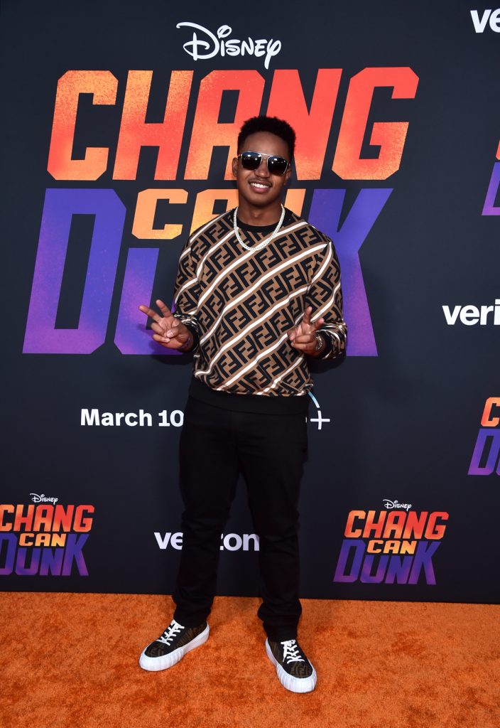 BURBANK, CALIFORNIA - MARCH 06: Issac Ryan Brownattends the Launch &amp; Screening Event for Disney's “Chang Can Dunk” at Walt Disney Studios in Hollywood, California on March 06, 2023. (Photo by Alberto E. Rodriguez/Getty Images for Disney)