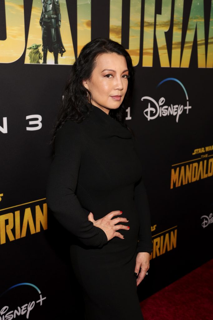 LOS ANGELES, CALIFORNIA - FEBRUARY 28: Ming-Na Wen attends the Mandalorian special launch event at El Capitan Theatre in Hollywood, California on February 28, 2023. (Photo by Jesse Grant/Getty Images for Disney)