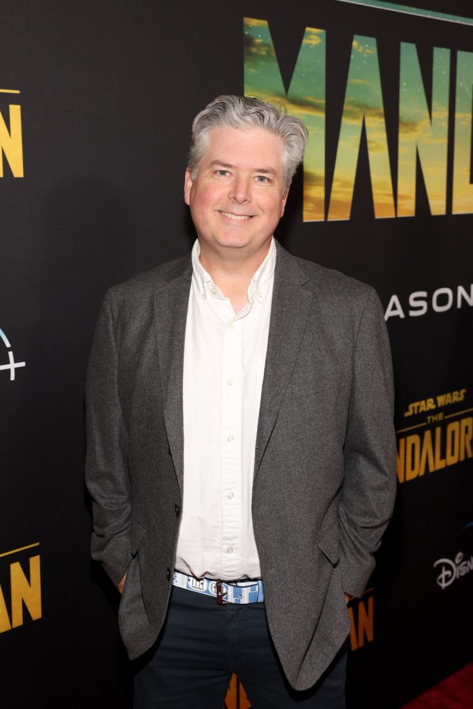 LOS ANGELES, CALIFORNIA - FEBRUARY 28: David W. Collins attends the Mandalorian special launch event at El Capitan Theatre in Hollywood, California on February 28, 2023. (Photo by Jesse Grant/Getty Images for Disney)