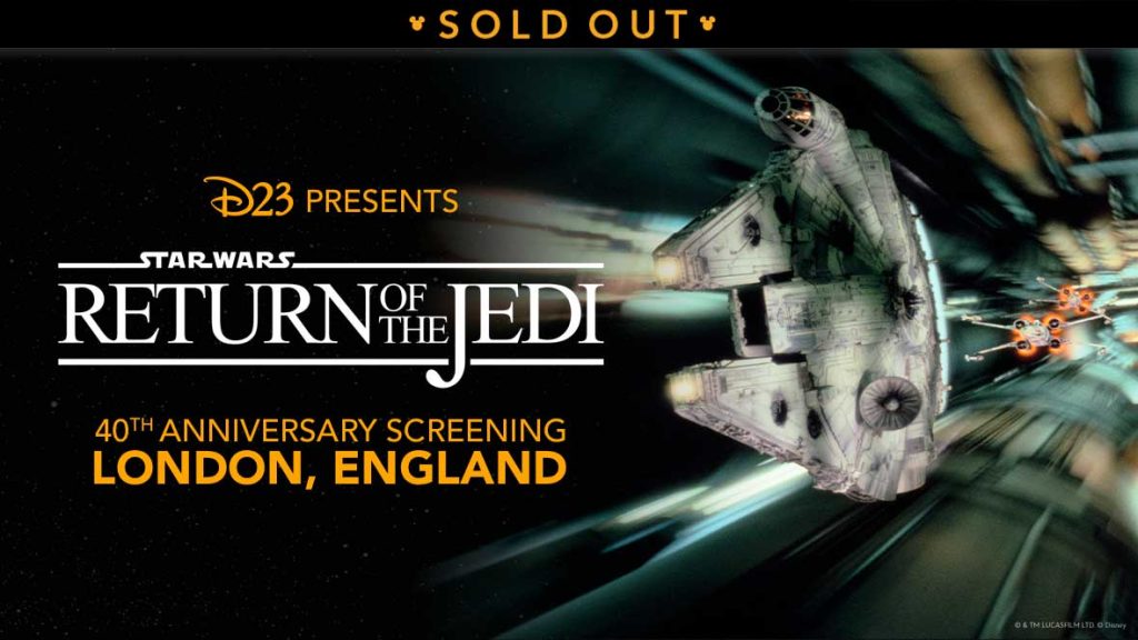 Return of the Jedi 40th Anniversary Screening in London