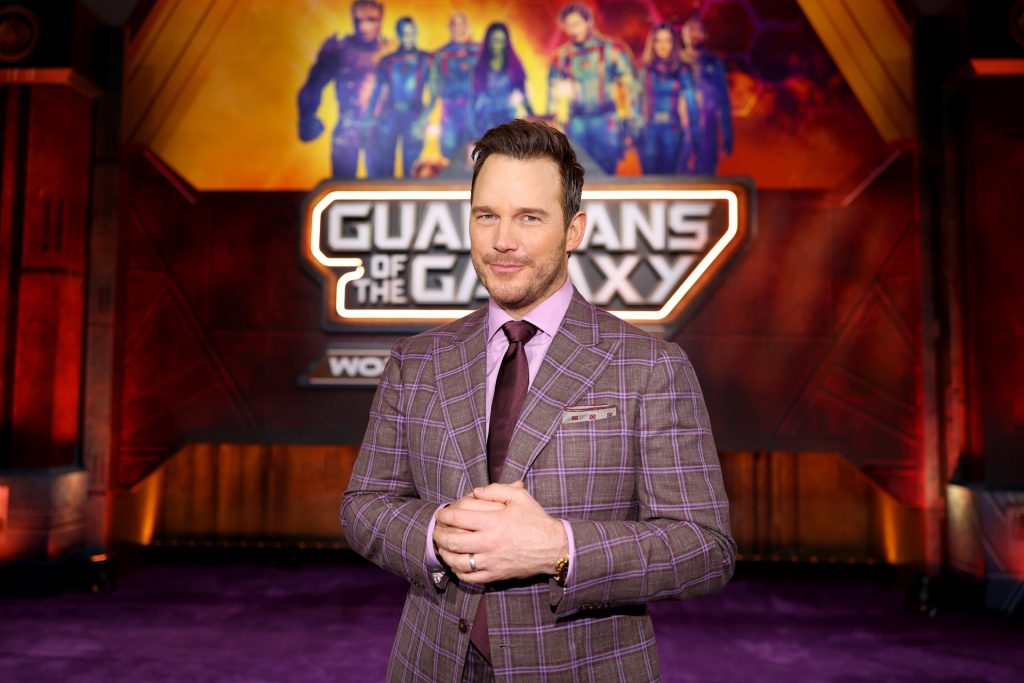 HOLLYWOOD, CALIFORNIA - APRIL 27: Chris Pratt attends the Guardians of the Galaxy Vol. 3 World Premiere at the Dolby Theatre in Hollywood, California on April 27, 2023. (Photo by Rich Polk/Getty Images for Disney)
