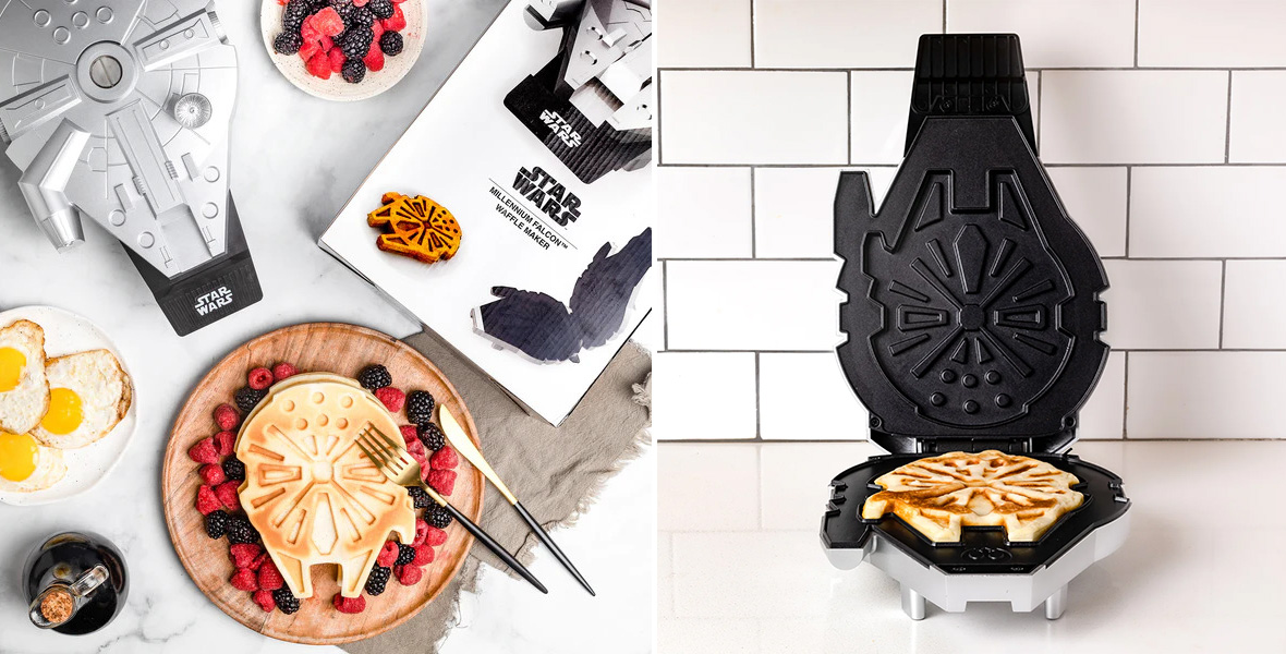 Star Wars Millennium Falcon Waffle Maker Iron