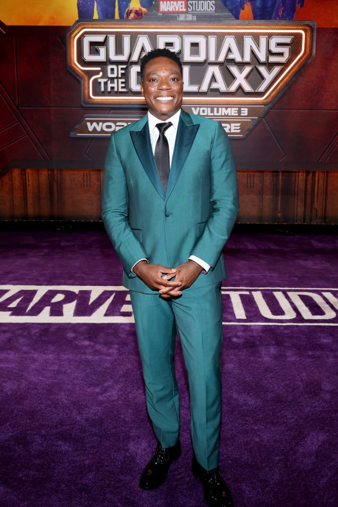 HOLLYWOOD, CALIFORNIA - APRIL 27: Chukwudi Iwuji attends the Guardians of the Galaxy Vol. 3 World Premiere at the Dolby Theatre in Hollywood, California on April 27, 2023. (Photo by Rich Polk/Getty Images for Disney)