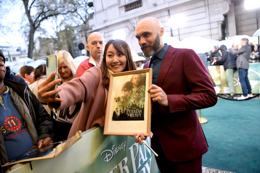 LONDON, ENGLAND - APRIL 20: David Lowery attends the world premiere of the Disney+ Original "Peter Pan &amp; Wendy" at the Curzon Cinema Mayfair on April 20, 2023 in London, England. (Photo by Antony Jones/Getty Images for Disney)