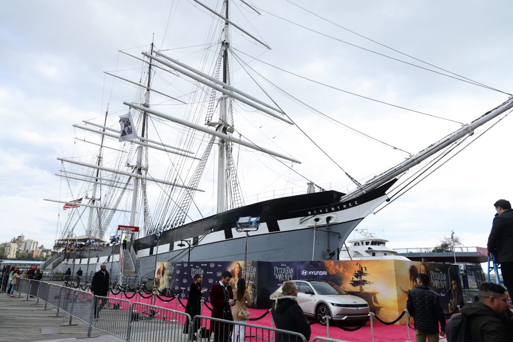 NEW YORK, NEW YORK - APRIL 25: A view of the ship at the Peter Pan &amp; Wendy NY special screening at South Street Seaport Museum on April 25, 2023 in New York City. (Photo by Theo Wargo/Getty Images  for Disney)