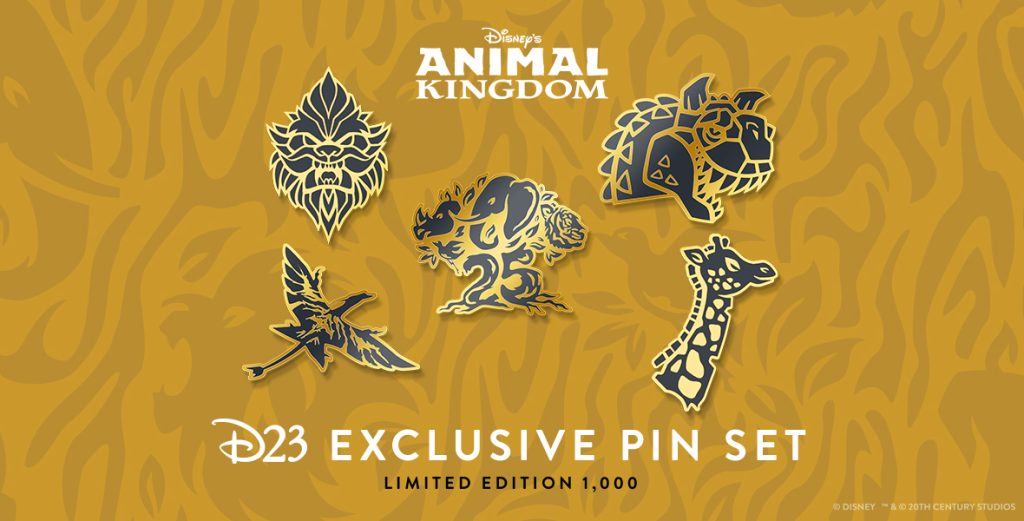 Beyond Wild Pin Set Celebrating Disney’s Animal Kingdom 25th Anniversary