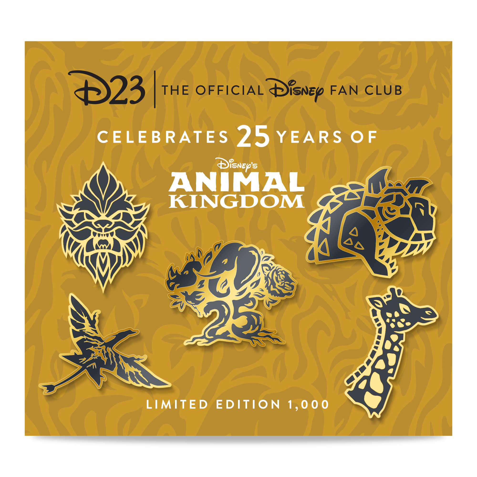 Animal Kingdom 25th Pin