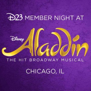 D23 Member Night Aladdin event