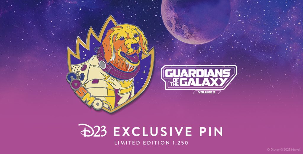 Turn up the Volume on your Paw-some Mix with this Guardians of the Galaxy Pin!